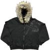 DRIPX Fluffy Hat Hoodie Solid Color Casual Long Sleeve Hoodie Retro Coat Street Trend Y2k