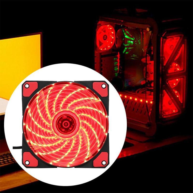 Ultra Silent PC Computer Case Fan Heatsink Cooler Cooling Anti ...
