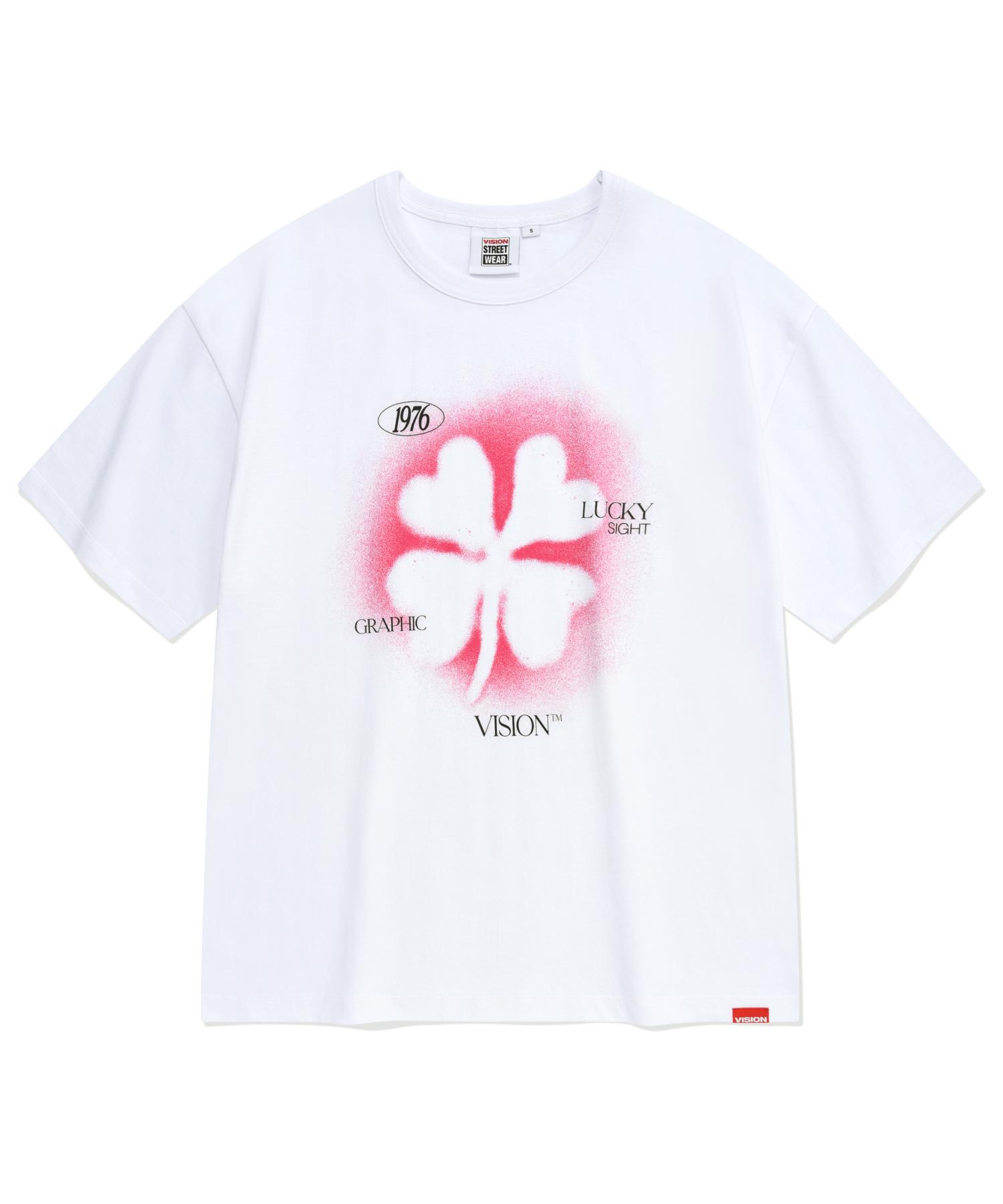 Vision Streetwear Vsw Sprayed Clover T-Shirts Magenta S