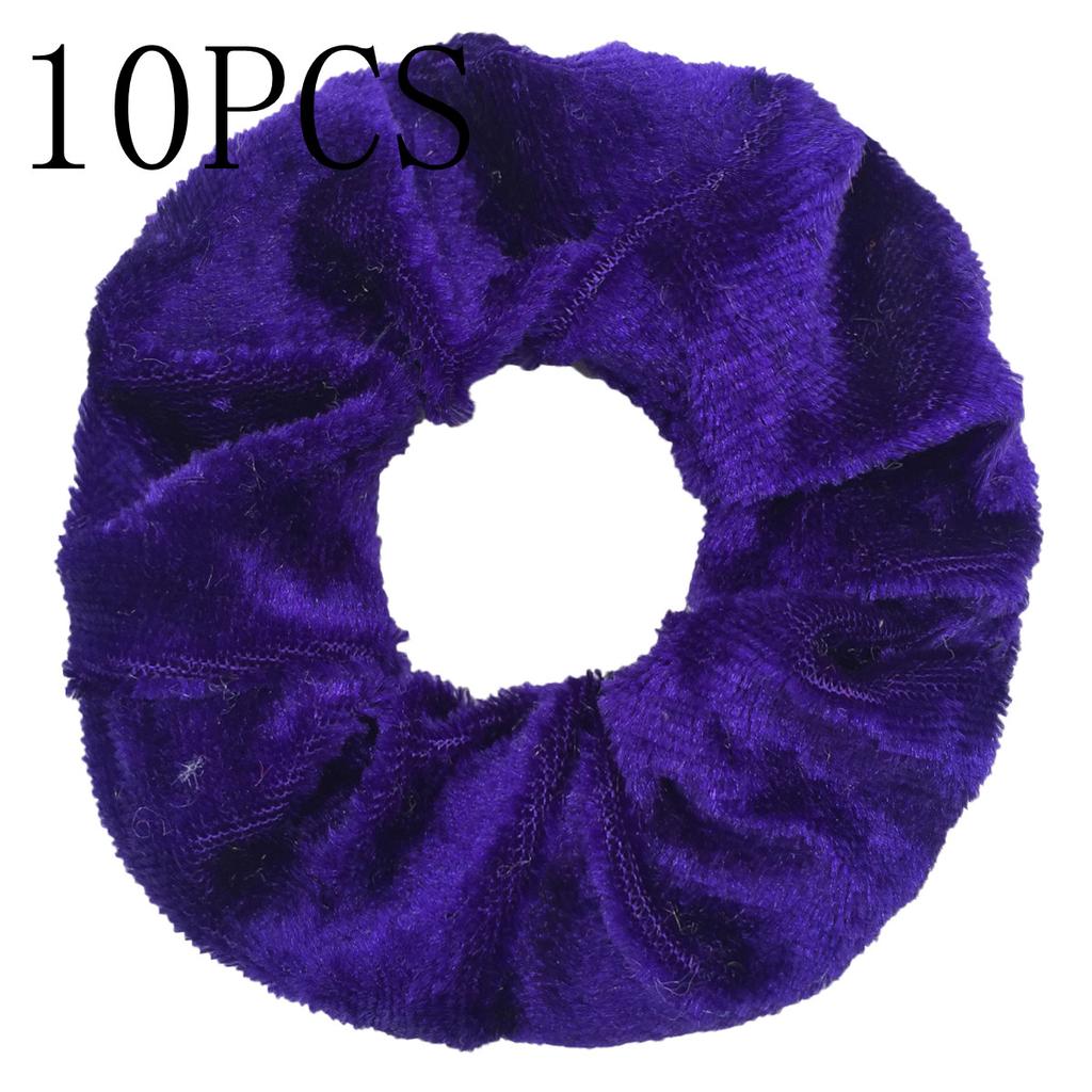 10pc Women Hair Scrunchies Velvet Solid Color Band for Girls Ponytail Holder Rubber Bands Ties Accessories Headbands Gumki