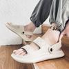 Mode Herren Strandsandalen 2024 Sommer Gladiator Herren Outdoor Schuhe Römische Herren Freizeitschuhe Flip Flops Große Größe 45 Hausschuhe Flach