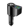Neues digitales 66W Autoladegerät, Eins-zu-Zwei Zigarettenanzünder-Umwandlung, Multifunktionales Dual-USB Handy-Ladegerät