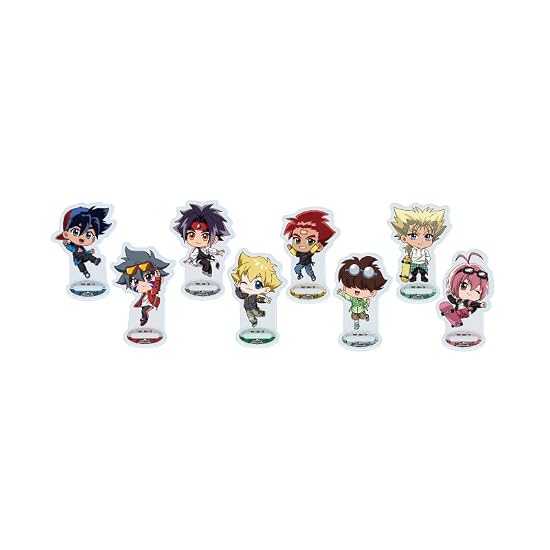 Bakuten Shoot Beyblade G-Revolution 06 [Mini Character Illustration] Acrylic Petit Stand Complete Se B0GVS9W5R5