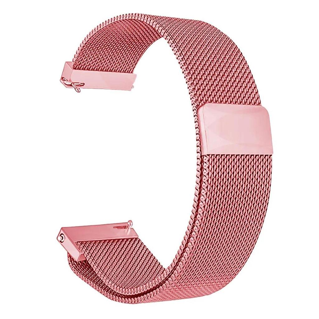 22mm Milanese Loop Strap for Redmi 3 Lite Steel Metal Strap for Xiaomi Active Smart Accessories 20mm Galaxy Watch 6 5 4 40 44mm