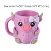 Cute Cartoon Ice Cream Cup Holder with Handle Highland Cow Ice Pint Stand Comfortable Polar Bears Seals Beer Can Cup Gifts