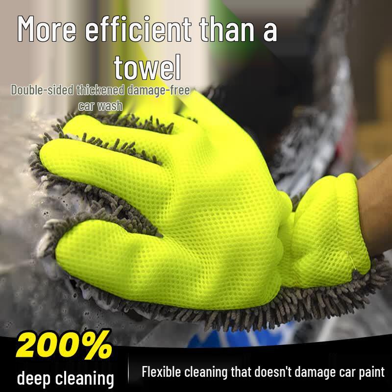 Chenille Microfiber Car Wash Glove