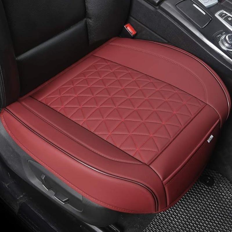 Universal 1PCS Nappa Leather Car Seat Cover Wrap Around Bottom Seat Cushion Waterproof Durable Car Seat Protector Auto Accessory