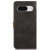 KHAZNEH For Google Pixel 8a Case Wallet Leather Cowhide Texture Phone Cover