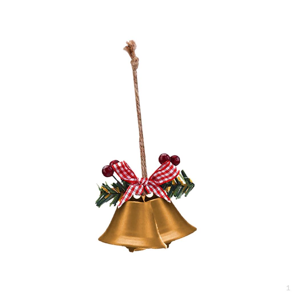 Weihnachtsglocke Hängeornament Baumglocken Anhänger Metall für