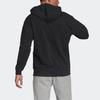 Adidas Logo Solid Color Sports Hoodie Men Tops Black HE4354