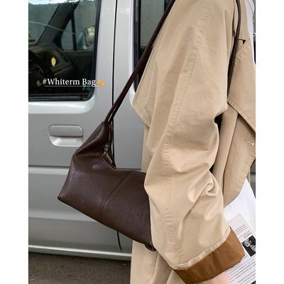 Simple Commuter Women's Bag Underarm Bag 2025 New Simple Retro Dumpling Bag Versatile Shoulder Messenger Bag