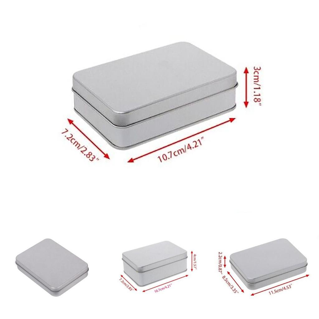 Matte Iron Box For Digital Packaging Gift Jewelry Box Hardware Tools Storage Candy Packaging