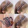 Neue Haarreifen Stirnbänder Lünette Mädchen Haaraccessoires Haarnadeln Mode Perle Rutschfest Strass Haarband Blume Frauen