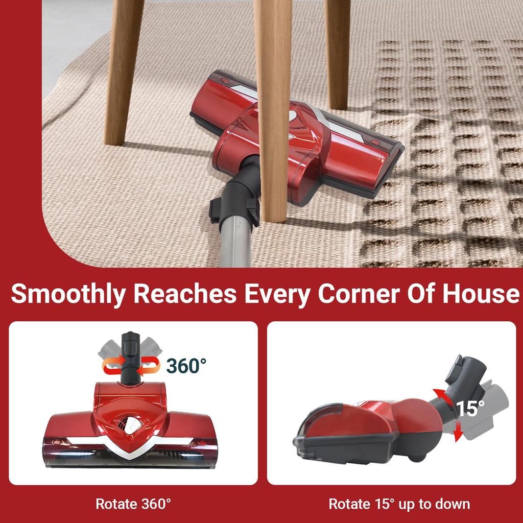 EZ SPARES New Dust Brush Replacement for Miele and C3 Vacuum Cleaner Brush 1 Turbo Floor Big Wheel Cleaner Brush C1, C2, Heads, 35mm, 3/8-inch Brush,