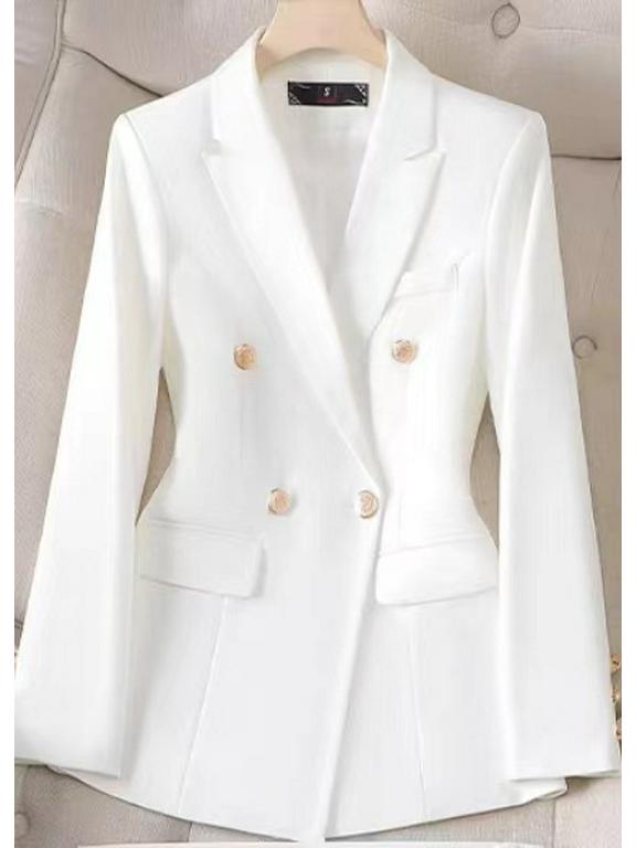 Women's Professional Suit Set: Elegant Spring/Autumn Attire for College Interviews & Hotel Manager Uniform.