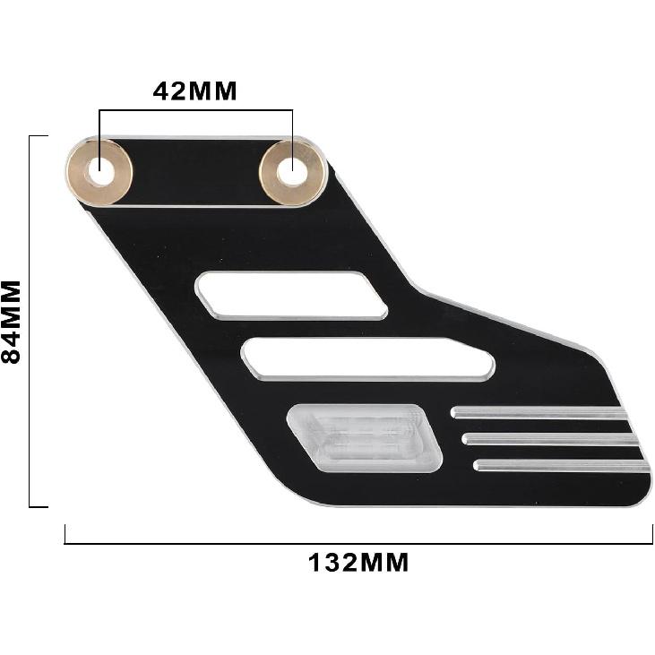 Dirt Bike Chain Guide Guard Protector CNC for CRF 125F CRF125F CRF125FB Big Wheel 2019-2025 Black