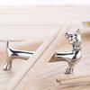 1Pc Silver Luxury Chopstick Holder, Hotel Sausage Dog Design Cutlery Holder, Household Knife and Fork Holder Chopstick Holder