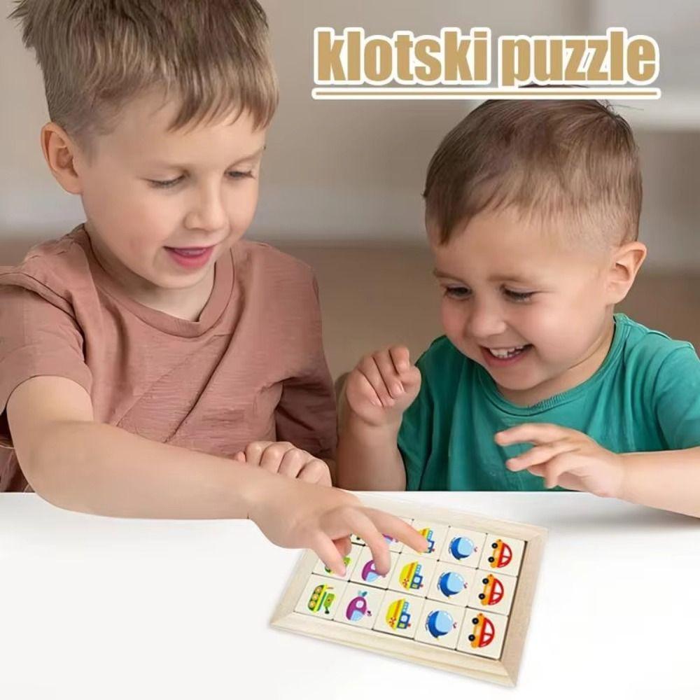 

Early Educational Moving Sliding Toy IQ Game Intelligence Puzzle Children S Gift Traffic