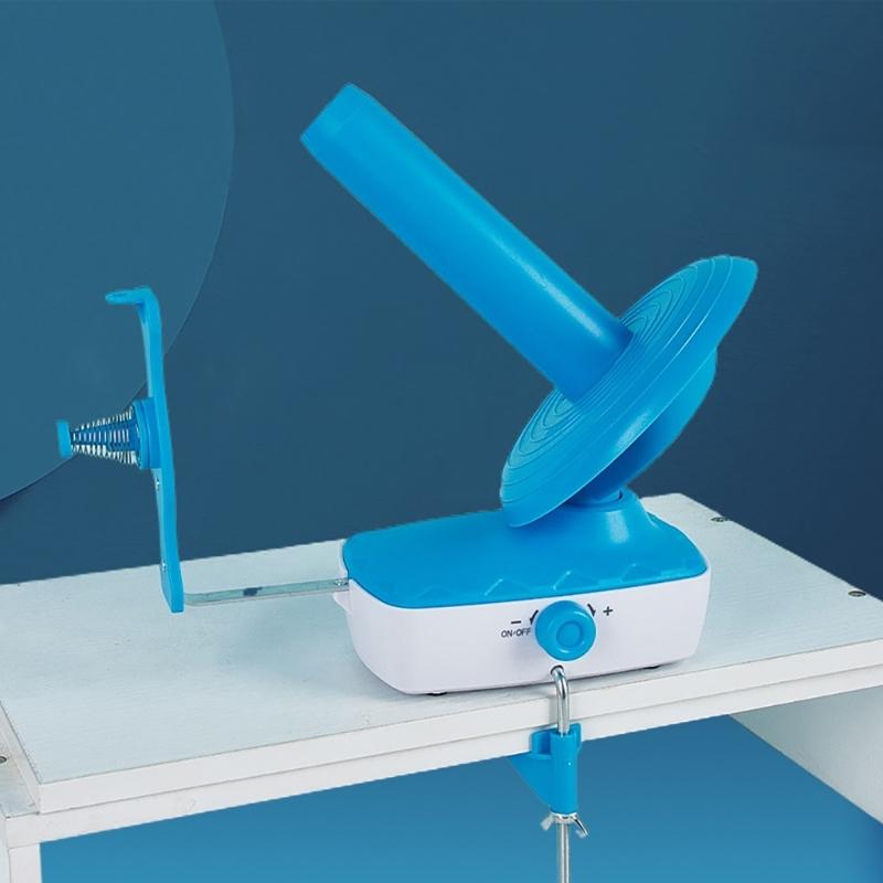 Elektrischer Garnwickler, automatischer Garnspinner, Garnknäuelwickler, Strickzubehör, einfach zu bedienen für Strickbegeisterte
