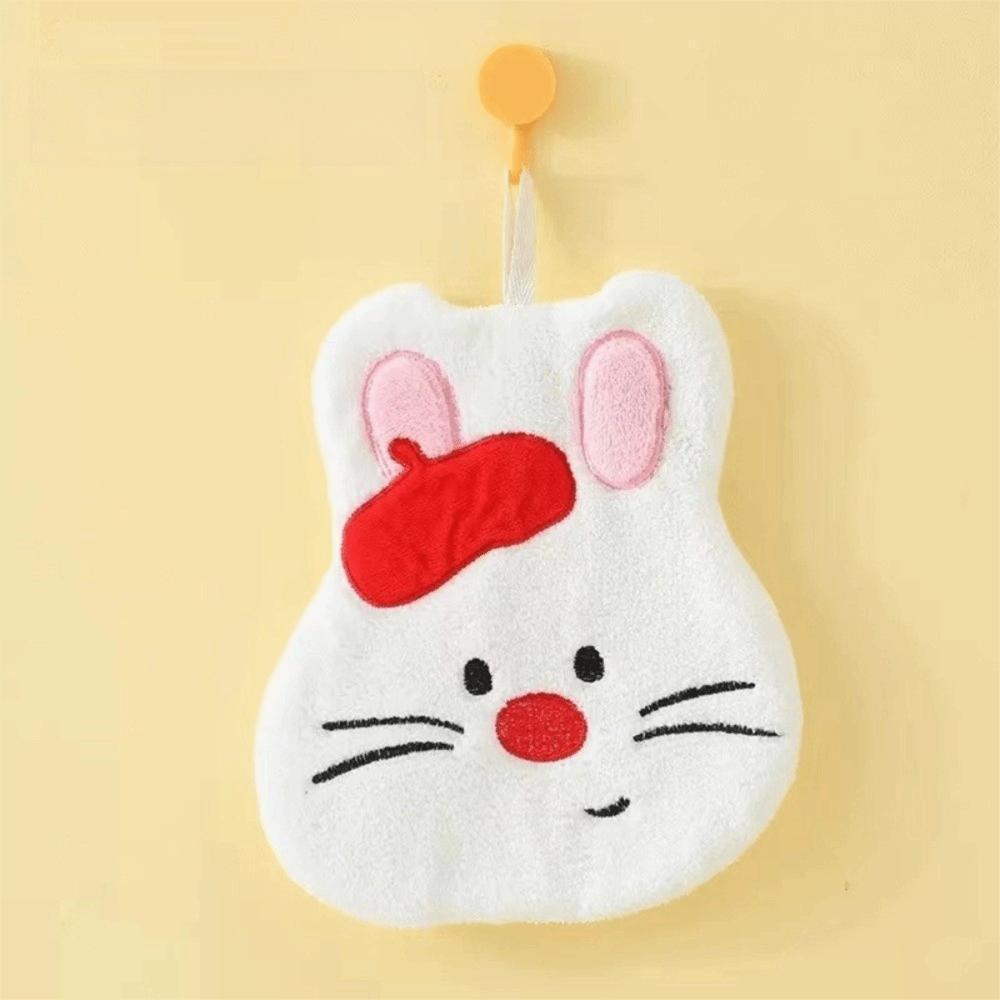 

Absorbent Hand Towel Hanging Bathroom Towels Cartoon Kitchen Towel Home Use 1