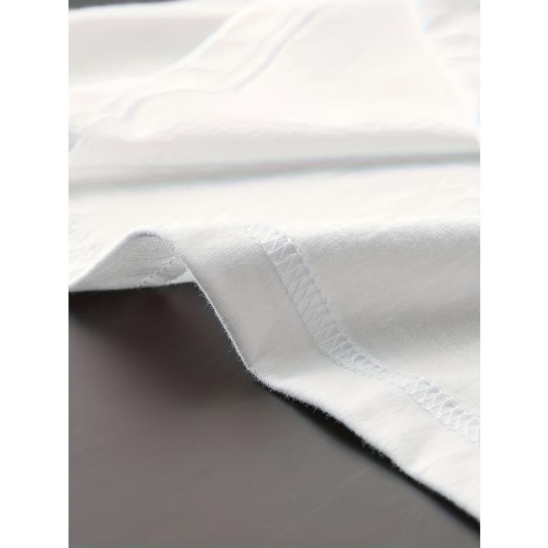 Evropská velikost Dárek ke Dni matek pro maminku Živé tričko s potiskem srdce, kulatým výstřihem - Měkký polyester, střední pružnost, regularní délka, ležérní krátký top
