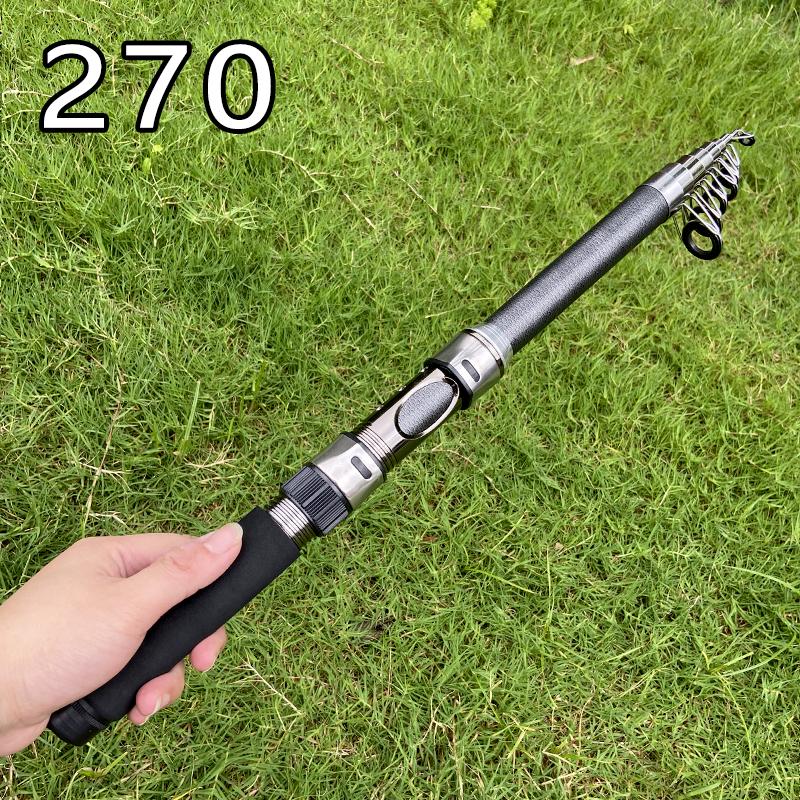 Lightweight Telescopic Carbon Fiber Spinning Fishing Rod 2.1m/2.4m/2.7m/3.0m/3.6m  for Trout, Carp, Perch – Fishing Tackle