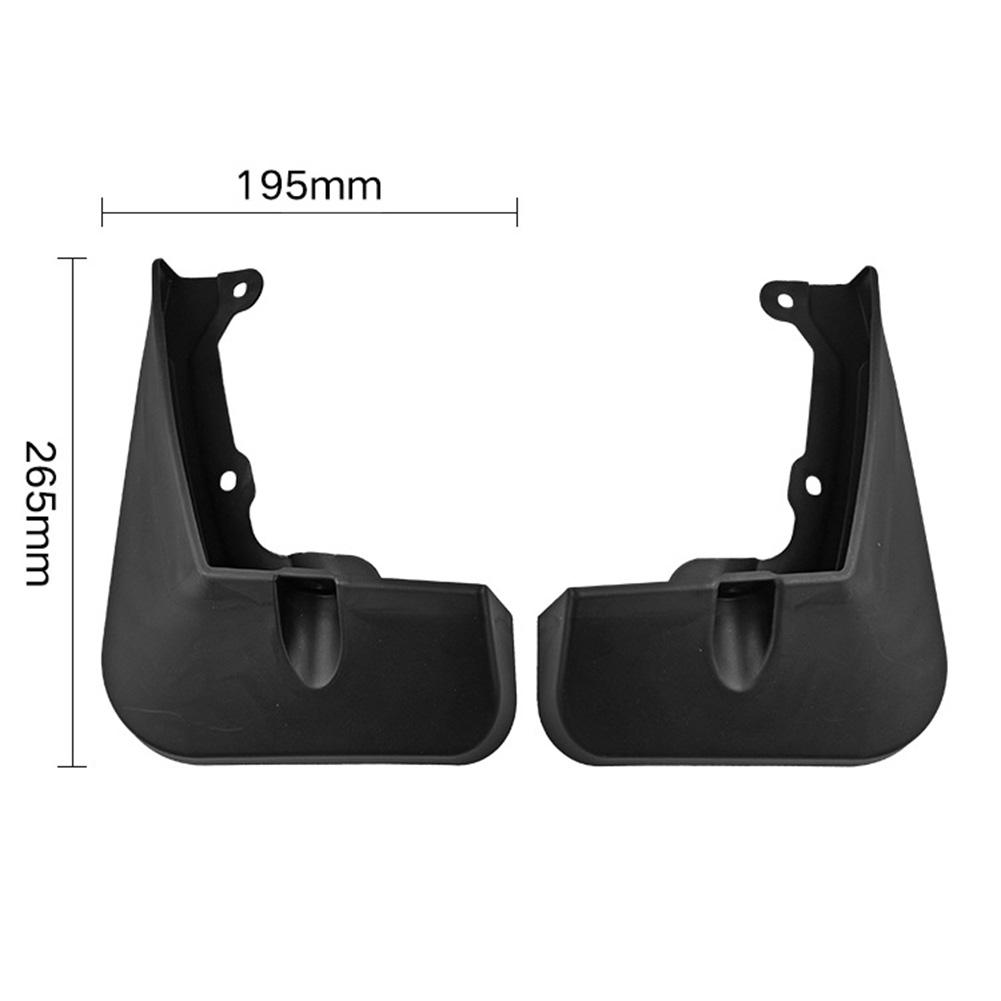 Wear-Resistant Mudguards Mudguards Tire Fenders Fitment Check Advised Made Of ABS Material Tire Fenders For Vehicles