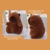 Cute Plush Capybara Keychain Cartoon Animals Toy Stuffed Soft Doll Plush Gift Kid Toys Doll Bag Hanging Ornaments Car Pendant
