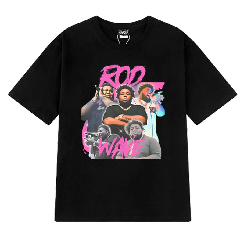 Hot Sale Rapper Rod Wave Graphic Oversized t-shirt 100% Cotton Men Women short sleeve O-Neck Tee shirt Unisex Summer vintage Top