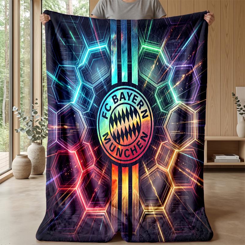 Bayern Munich Theme blanket Soft Flannel Blanket Plush Throw Blanket Cozy Sofa Bed Blanket for Home Decor