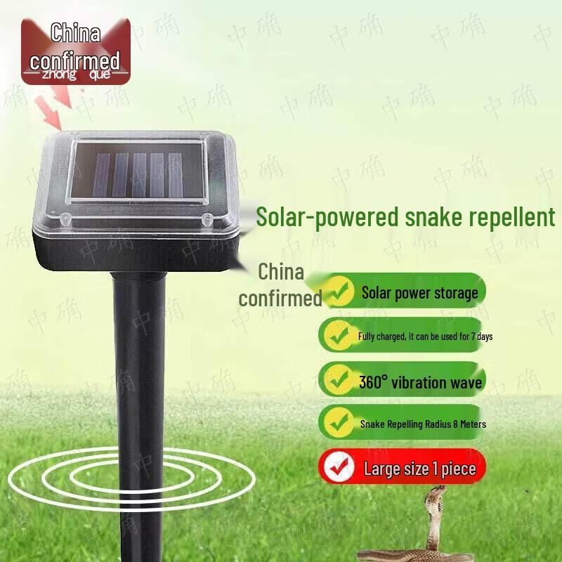 Solar Ultrasonic Snake & Rodent Repeller