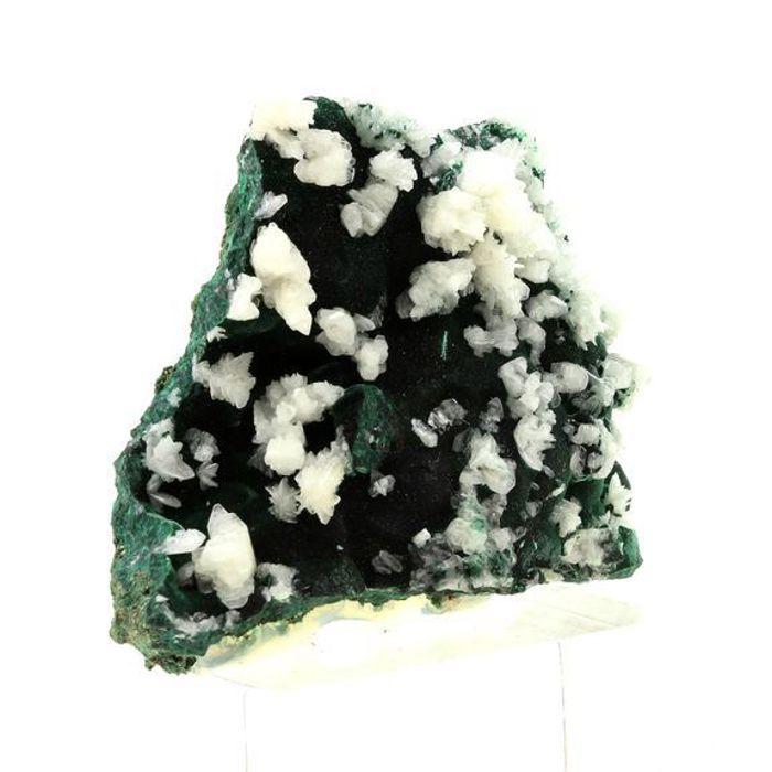 Pierres et Minéraux. Malachite + Cerussite. 792.0 ct. L'Etoile du Congo Mine, Lubumbashi, Congo.