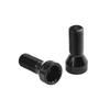 4Pcs M14x1.25 Anti-Theft Screw Alloy Steel Wheels Lock Bolts For BMW MINI R50 Security Formula Closed Acorn Lug Nut Key