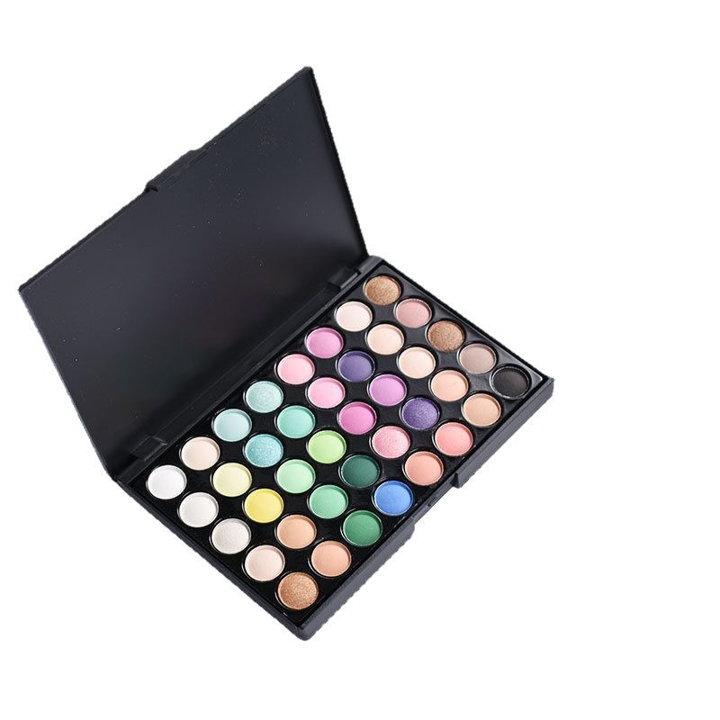 40-Color Eyeshadow Disc, Multi-color Mix and Match Powder, Even and Obedient, Non-flying Powder Eyeshadow Makeup