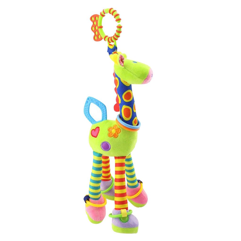 Baby Plush Cartoon Animal Toy For Crib Hanging Baby Carriage Hanging Soft
