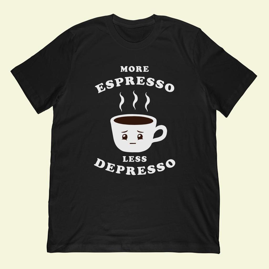 Espresso Depresso Coffee Cup T-Shirt | Funny Coffee Lover Gift