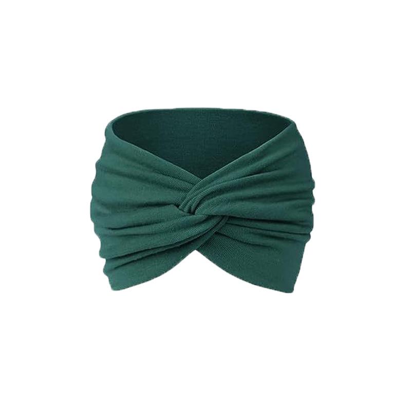 18CM Breites elastisches Yoga-Stirnband für Damen - Schweißabsorbierend für Laufen & Fitness