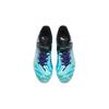 Anta Kids Round Toe Velcro Shock Absorbing Wear Resistant Low Top Soccer Shoes Kids Soccer Shoes Green Blue Black 312342201-1