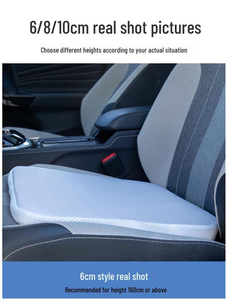Car Seat Cushion for Driving Practice & Tests - Ideal for Short Drivers
