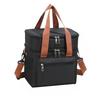 Double Layers Thermal Lunch Bag Large Capacity Lunch Box Portable Crossbody Outdoor Picnic Bag Ice Pack Multi Functional Waterproof Handbag Bento Bag