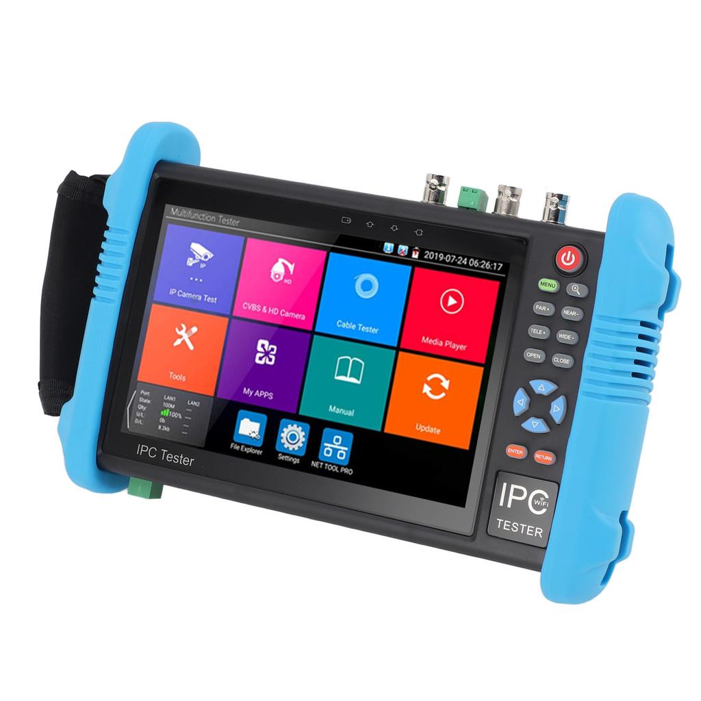 IPC9800ADHS Pro CCTV Tester VGA Input 7in Touch Screen Monitor AHD TVI CVI UTP Test Tool for Maintenance Repair