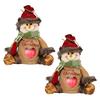 Christmas Gift Bag Santa Claus Deer Snowflake Shape Candy Bag Zipper Design Reusable Fabric Xmas Storage Bag