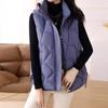 Down cotton vest women's autumn and winter new loose fashion foreign style versatile niche warm vest cotton jacket