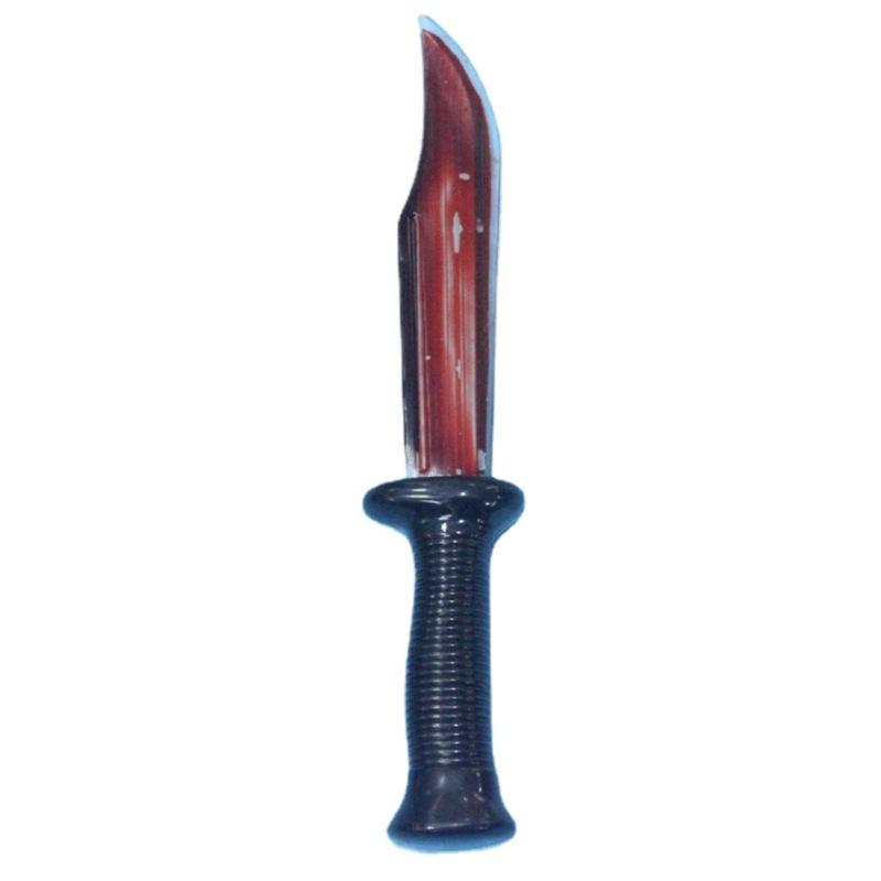 Halloween Horror Bloody Knife Cosplay Prop - Flowing Blood Toy for Stage & Movie Shoots