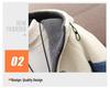 Men's Trendy Cotton Fleece Hooded Jacket - Lambswool Padded Winter Coat for High School Students