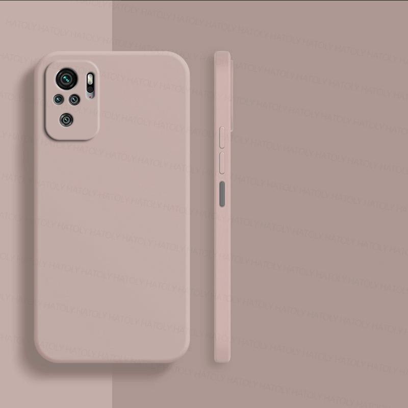 

Для Xiaomi Poco M5s Чохол Xiaomi Poco M5s M3 M4 M6 Pro 4G 5G Чохол Протиударний рідкий кремній ТПУ Задня кришка телефону Xiaomi Poco M5s Poco M6 Pro 4G рожевий