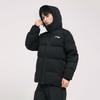Li Ning Warm Hooded Comfortable Versatile Long Sleeve Cotton Jacket Unisex Jacket Black AJMU291-1