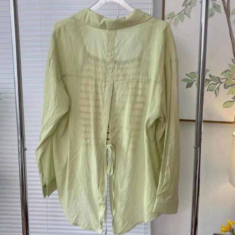 New Style 2 PCS Sun Protection Shirt +vest Women's Loose Thin Outerwear Summer 2026 New Style Slimming Trendy Collar Long Sleeve
