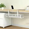 Space Saving Under Desk Wire Management Tray No Drilling Data Wire Storage Rack  for  Home