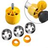 Compact PVC Pipe Threader Set with Essential Tools for Electric Drills
